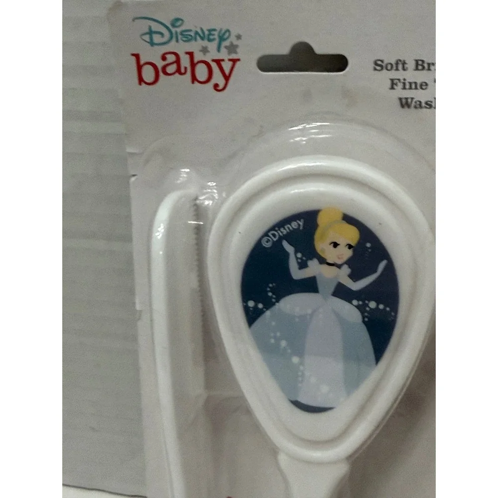Disney Baby Princess Brush and Comb Set Cinderella White P89016 NEW